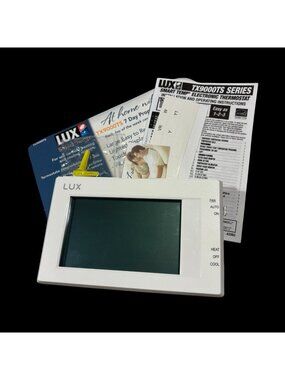 New Without Box Lux TX9000TS Touch Screen Seven-Day Programmable Thermostat